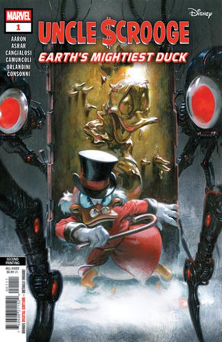UNCLE SCROOGE EARTH'S MIGHTIEST DUCK #1 GABRIELE DELL'OTTO 2ND PRINTING VARIANT