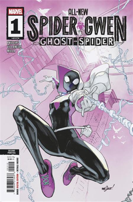 ALL-NEW SPIDER-GWEN THE GHOST-SPIDER #1 DAVID MARQUEZ 2ND PRINTING VARIANT