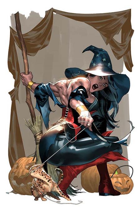 WONDER WOMAN #25 CVR E YASMINE PUTRI PUMPKIN SPICY CARD STOCK VAR