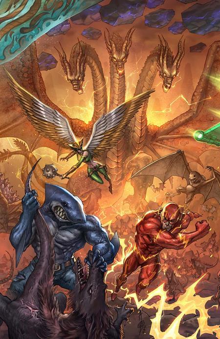 JUSTICE LEAGUE VS GODZILLA VS KONG 2 #4 (OF 7) CVR C ALAN QUAH CARD STOCK VAR