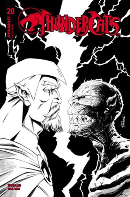 THUNDERCATS #20 CVR J INC 1:10 DECLAN SHALVEY LINE ART VAR