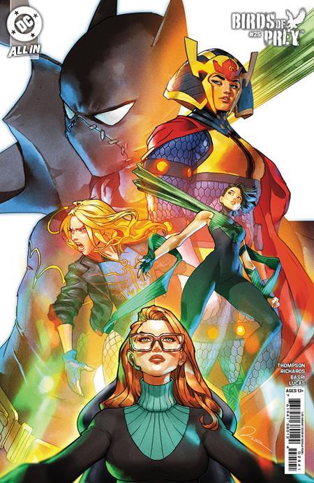 BIRDS OF PREY #25 CVR F INC 1:25 GERALD PAREL CARD STOCK VAR