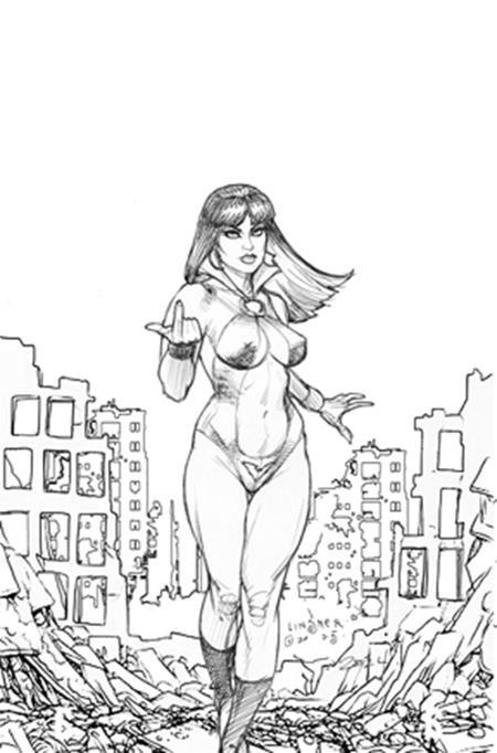 VAMPIRELLA ARMAGEDDON #3 CVR J INC 1:15 JOSEPH MICHAEL LINSNER LINE ART VIRGIN VAR