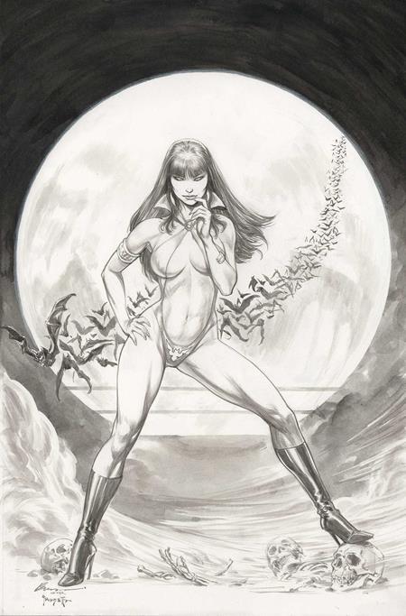 VAMPIRELLA HALLOWEEN HORROR #1 CVR O INC 1:5 BUZZ LINE ART VIRGIN FOC BONUS VAR