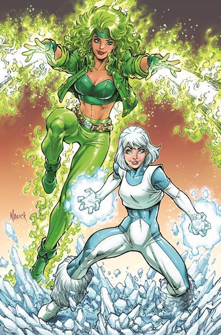 FIRE & ICE WHEN HELL FREEZES OVER #6 (OF 6) CVR B TODD NAUCK CARD STOCK VAR