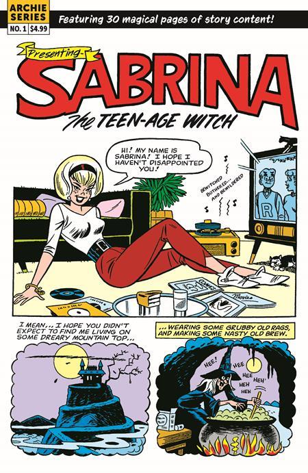 SABRINA THE TEENAGE WITCH MAGIC UNLEASHED (ONE SHOT) CVR B DAN DECARLO RETRO ART VAR