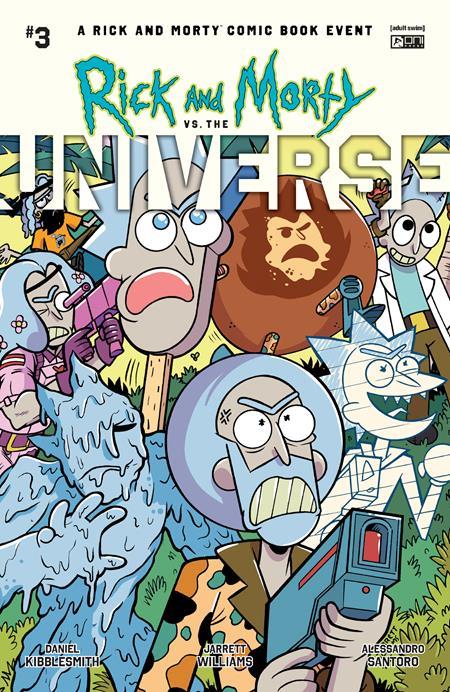 RICK AND MORTY VS THE UNIVERSE #3 (OF 4) CVR E INC 1:50 JARRETT WILLIAMS PRIME VAR