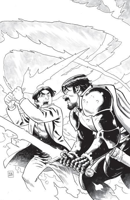 SIXTH GUN BATTLE FOR THE SIX #3 (OF 3) CVR D INC 1:20 BRIAN HURTT B&W VAR