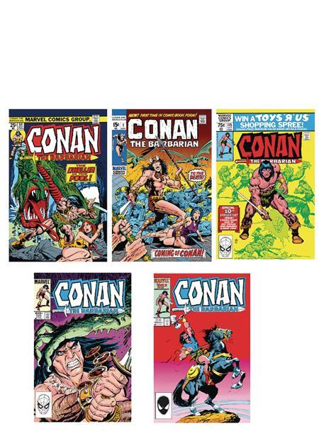 CONAN CLASSIC COMIC COVER STICKER PACK 1 Previously Offered Thru Diamond