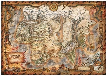 CONAN HYBORIAN AGE MAP POSTER Previously Offered Thru Diamond