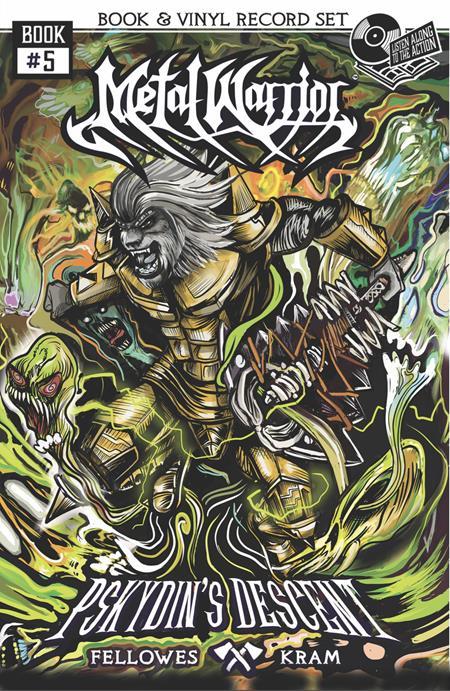 METAL WARRIOR TP #5 (OF 9) PSKYDINS DESCENT OUT OF DETENTION AND INTO DARKNESS WITH 7 IN VINYL