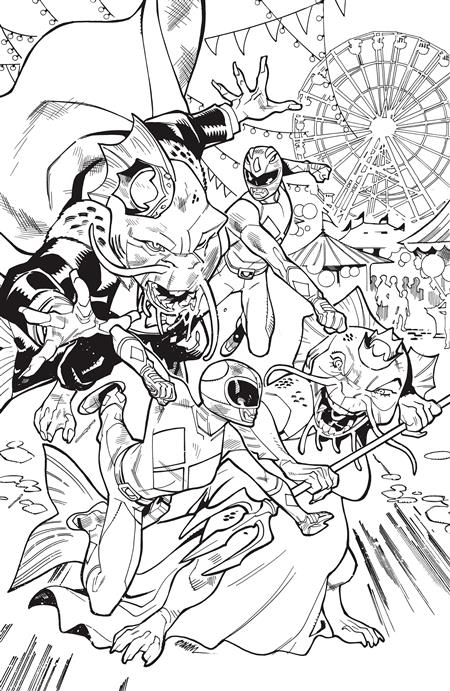MIGHTY MORPHIN POWER RANGERS (2026) #4 H 1:25 INCV VARIANT (FULL ART BALÁM)