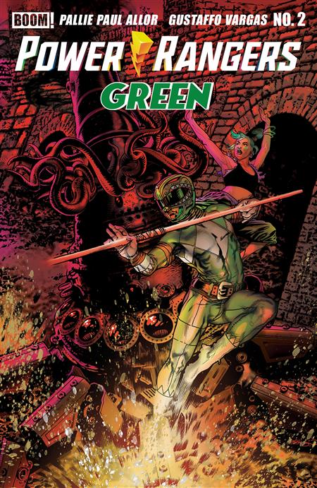 POWER RANGERS GREEN #2 A MAIN (DRESSED HARRIS)