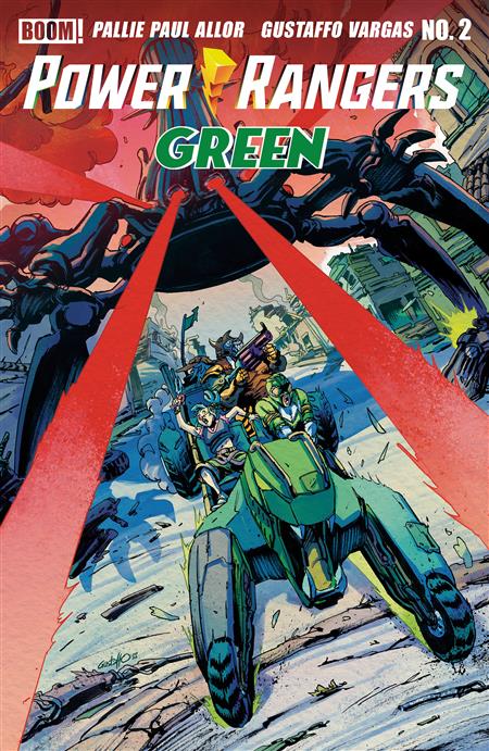 POWER RANGERS GREEN #2 B VARIANT (DRESSED VARGAS)