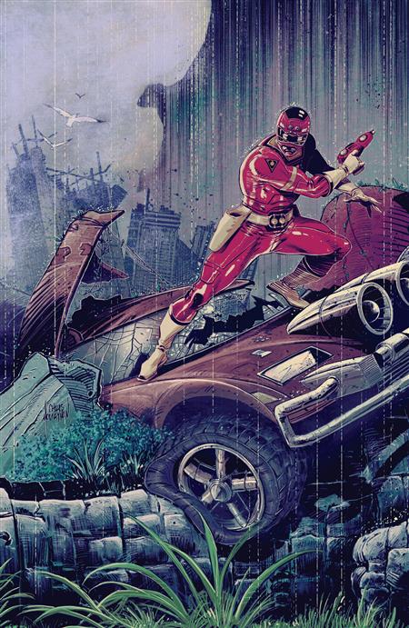 POWER RANGERS GREEN #2 C TOMMY OLIVER CARD STOCK CONNECTING VARIANT (DRESSED MOONEYHAM)
