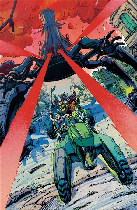 POWER RANGERS GREEN #2 E 1:10 INCV FOIL VARIANT (FULL ART FOIL VARGAS)