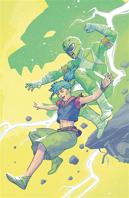 POWER RANGERS GREEN #2 F 1:20 INCV VARIANT (FULL ART EVENHUIS)