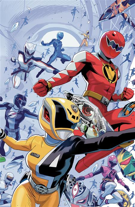 POWER RANGERS UNLIMITED #3 C EVERY RANGER EVER CARD STOCK CONNECTING VARIANT (FULL ART ZONNO)
