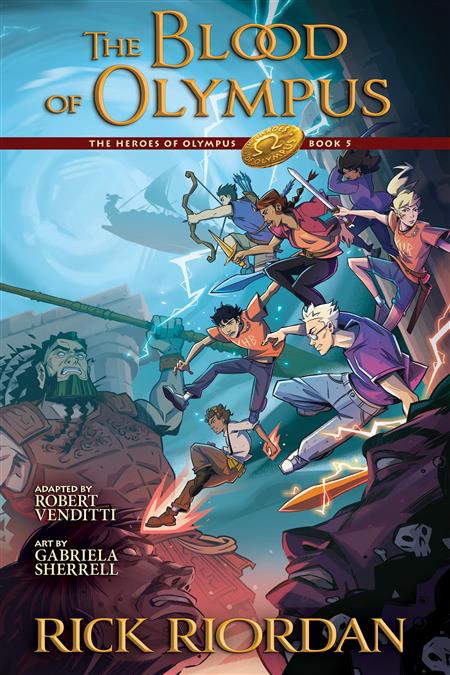 HEROES OF OLYMPUS THE BOOK FIVE THE BLOOD OF OLYMPUS THE GRAPHIC NOVEL TP