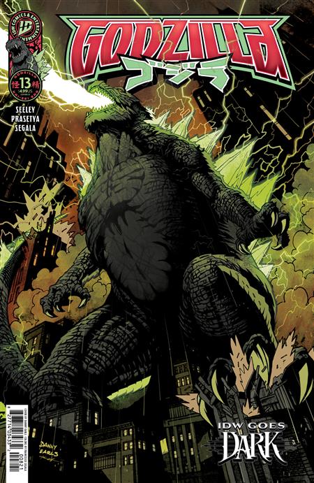 GODZILLA [KAI-SEI ERA] #13 VARIANT D (EARLS IDW GOES DARK VARIANT)