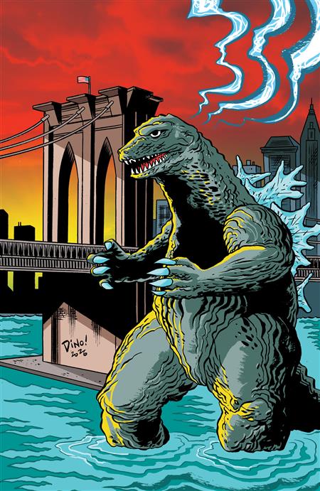 GODZILLA VS. AMERICA NEW YORK CITY VARIANT RI 1:10 (HASPIEL FULL ART)