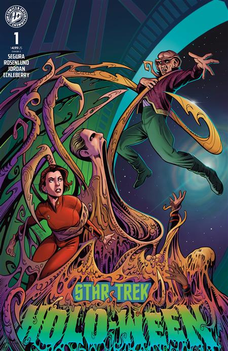 STAR TREK HOLO-WEEN II #1 VARIANT C (PRICE IDW GOES DARK VARIANT)