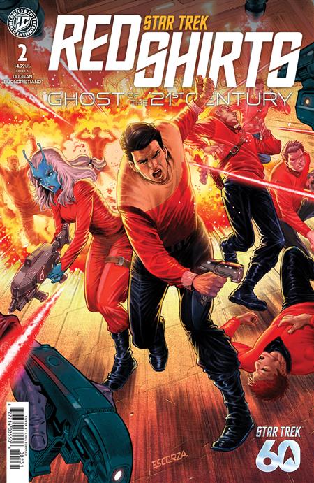 STAR TREK RED SHIRTS--GHOST OF THE 21ST CENTURY #2 VARIANT RI 1:10 (ESCORZA BROTHERS)