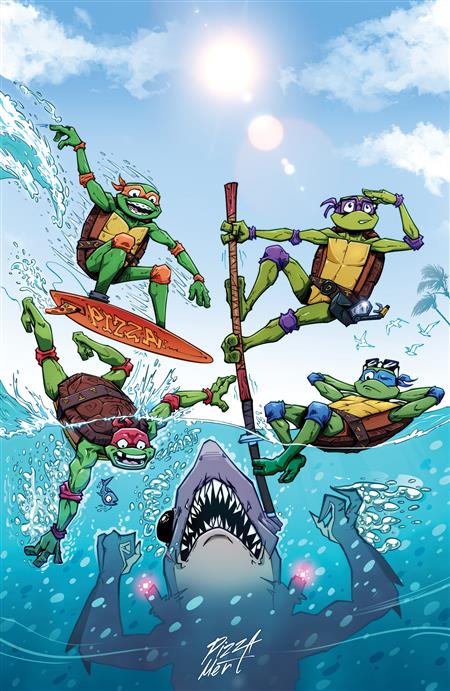 TALES OF THE TEENAGE MUTANT NINJA TURTLES COASTAL CHAOS #1 VARIANT RI 1:25 (MERT FULL ART)