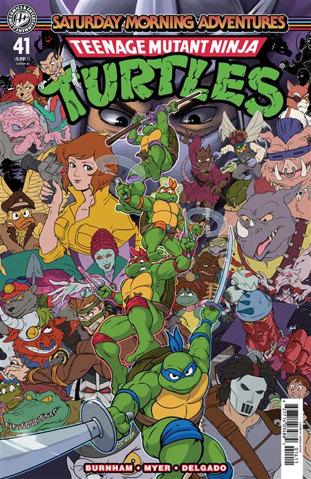 TEENAGE MUTANT NINJA TURTLES SATURDAY MORNING ADVENTURES #41 COVER A (MYER)