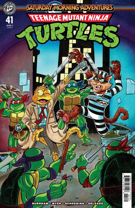 TEENAGE MUTANT NINJA TURTLES SATURDAY MORNING ADVENTURES #41 VARIANT B (LAVIGNE)