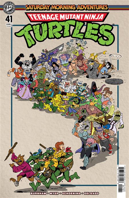 TEENAGE MUTANT NINJA TURTLES SATURDAY MORNING ADVENTURES #41 VARIANT C (MITCHRONEY)