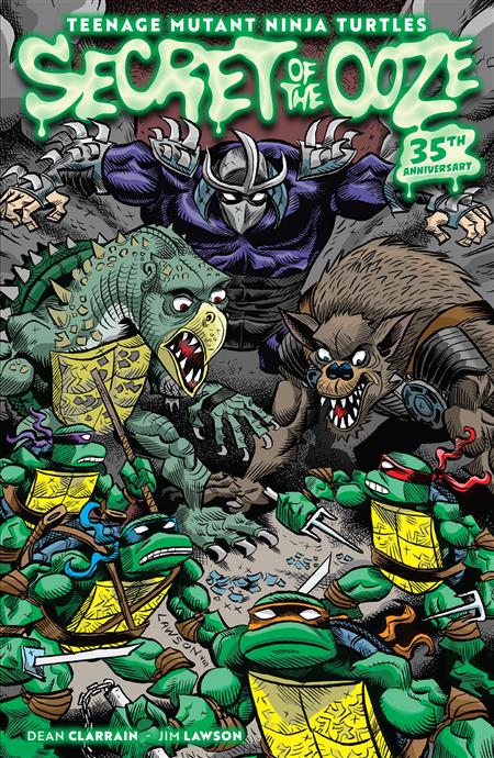 TEENAGE MUTANT NINJA TURTLES SECRET OF THE OOZE--35TH ANNIVERSARY HC