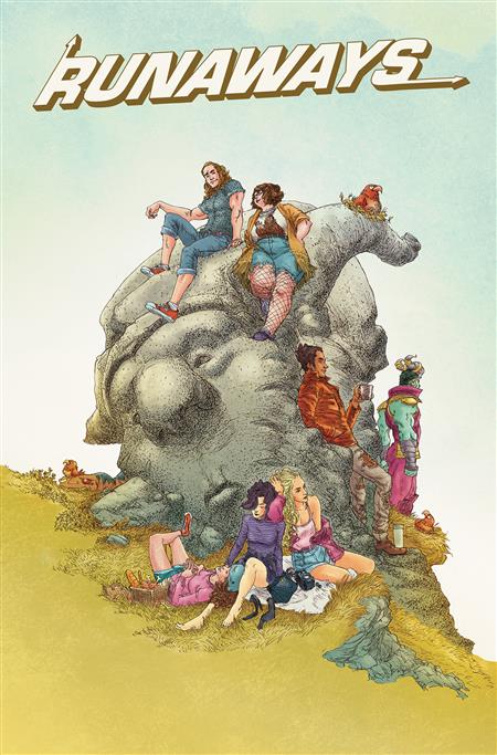 RUNAWAYS BY RAINBOW ROWELL OMNIBUS HC ADRIAN ALPHONA COVER [DM ONLY]