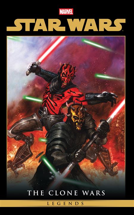 STAR WARS LEGENDS THE CLONE WARS OMNIBUS HC VOL. 1 DAVE DORMAN COVER [DM ONLY]
