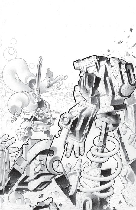 FACELESS AND THE FAMILY MAZE OF THE MECHANICAL ALIENS #3 CVR C INC 1:10 MATT LESNIEWSKI VAR
