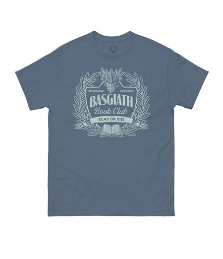 REBECCA YARROS'S FOURTH WING BASGIATH BOOK CLUB UNISEX T-SHIRT MEDIUM