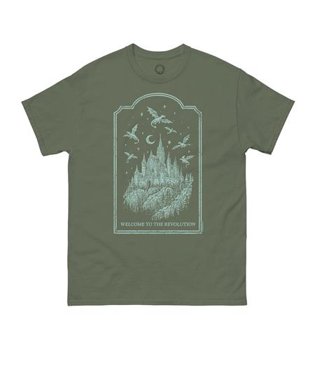 REBECCA YARROS'S FOURTH WING WELCOME TO THE REVOLUTION UNISEX T-SHIRT MEDIUM