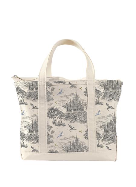 REBECCA YARROS'S FOURTH WING BASGIATH TOILE LARGE ZIPPERED TOTE BAG
