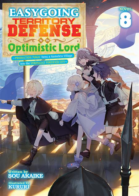 EASYGOING TERRITORY DEFENSE BY THE OPTIMISTIC LORD PRODUCTION MAGIC TURNS A NAMELESS VILLAGE INTO THE STRONGEST FORTIFIED CITY (LIGHT NOVEL) GN VOL. 8