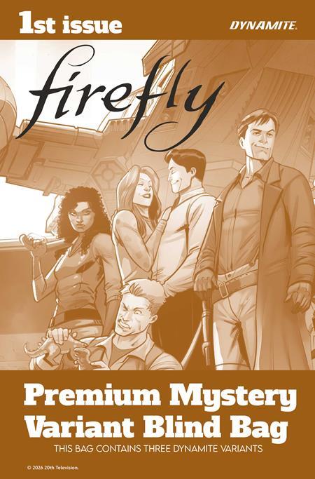 FIREFLY #1 CVR M PREMIUM MYSTERY BLIND BAG VAR Quantities are limited Allocations may occur. 