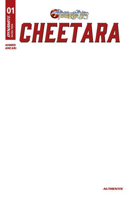 THUNDERCATS CHEETARA #1 CVR F BLANK AUTHENTIX VAR