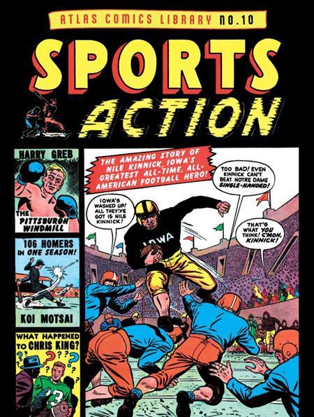 ATLAS COMICS LIBRARY HC NO 10 SPORTS ACTION (MR)