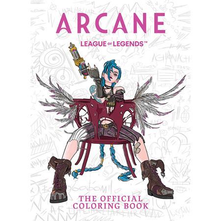 ARCANE TP THE OFFICIAL COLORING BOOK