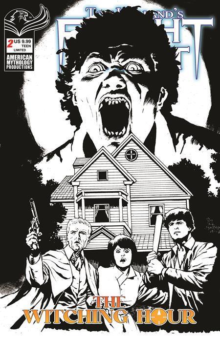 FRIGHT NIGHT WITCHING HOUR #2 (OF 2) CVR E ROY ALLAN MARTINEZ LTD B&W VAR Limited to only 350 copies. Allocations may occur.