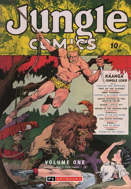 GOLDEN AGE CLASSICS JUNGLE COMICS HC VOL 01 Previously Solicited thru Diamond Allocations May Occur