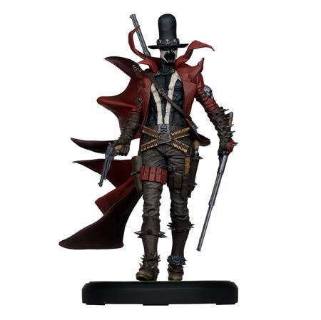 SPAWN: BLACK WHITE & RED ALL OVER - GUNSLINGER SPAWN 1:10 SCALE RESIN STATUE