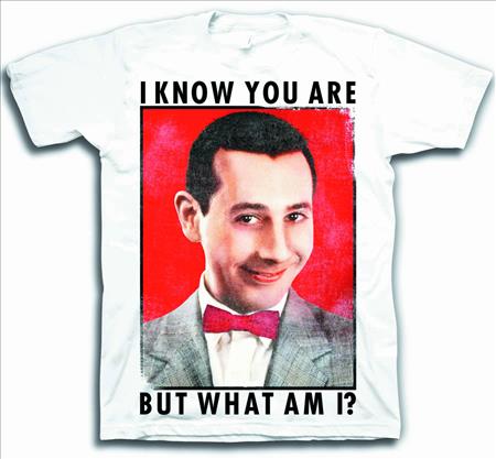 PEE WEE HERMAN I KNOW YOU ARE WHT T/S XL (C: 1-1-0)