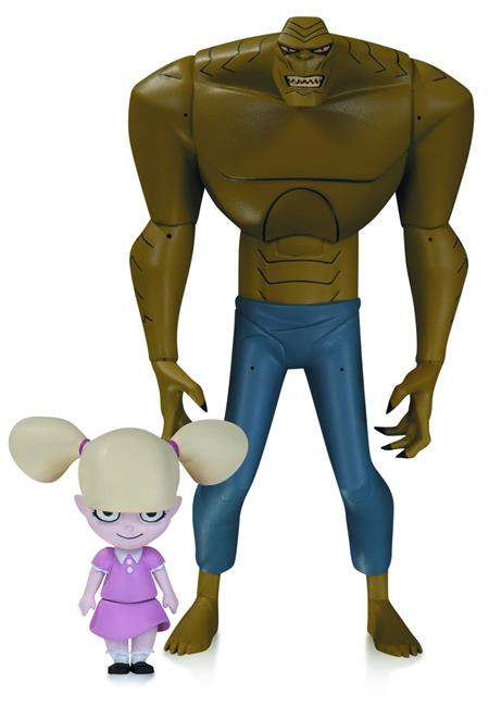 BATMAN ANIMATED NBA KILLER CROC WITH BABY DOLL AF (RES)