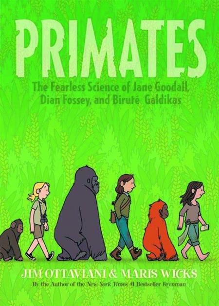 Primates Fearless Science of Goodall Fossey & Galdikas HC - Discount Comic Book Service