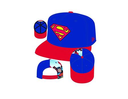 DC HEROES SUPERMAN QUARTER SUB 9FIFTY SNAP BACK CAP (C: 1-1-